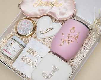 Bride Box Her Engagement Gift Bride To Be Gift Newly Engaged Gift Box Engagement Gift Future Mrs Personalized Bridal Box Her Wedding Gift