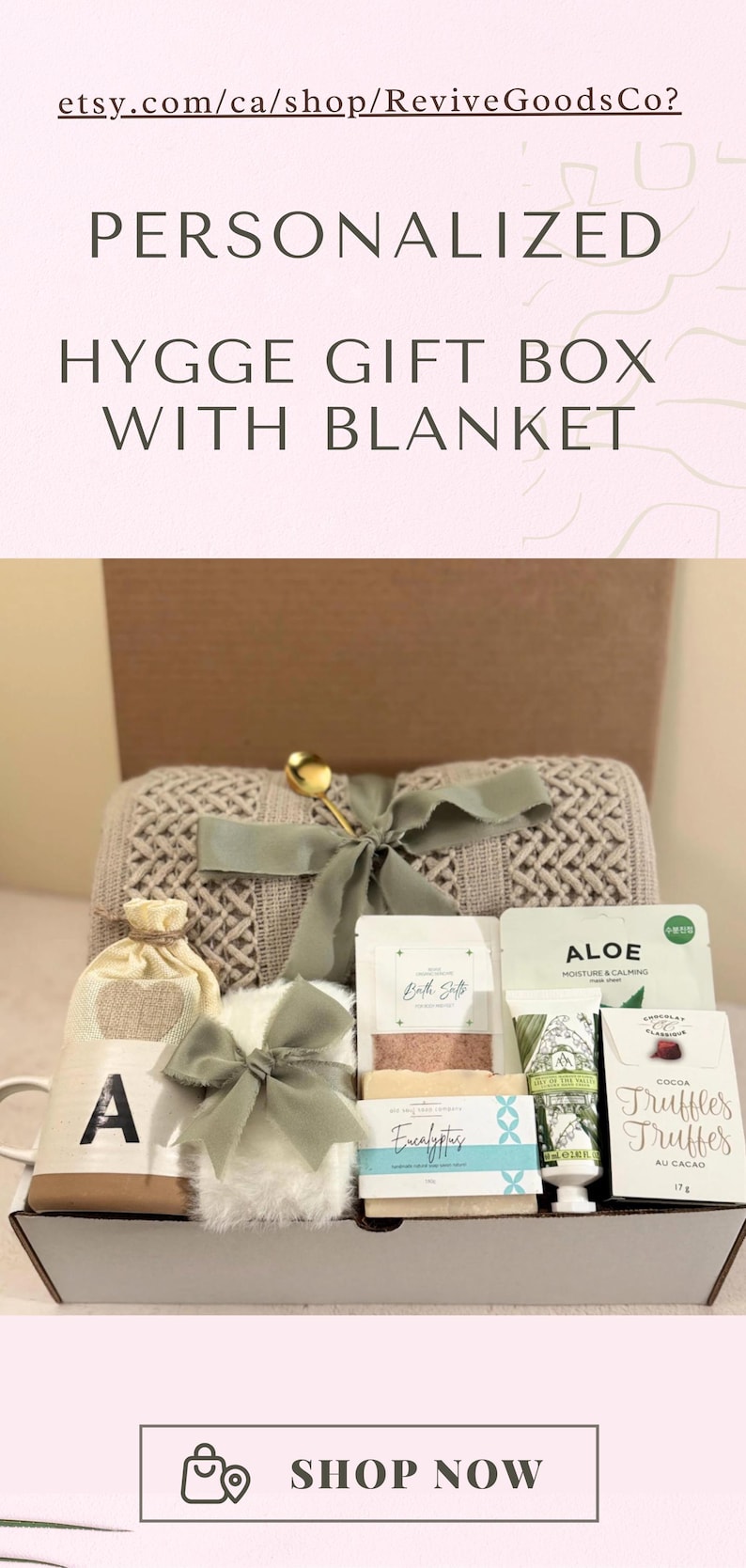 Sympathy Box with Blanket Comfort Bundle Personalized Bereavement Care Package Thinking Of You Gift Condolence Gift Box Tea Sympathy Basket Bild 10
