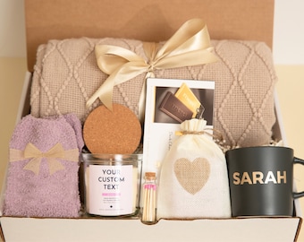 Sympathy Care Package Thinking of You Gift Cozy Hygge Gift Box with Blanket Thank You Gift Sending Love Hugs Bereavement Gift idea Grief Box