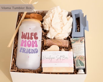 Personalized Birthday Gift Her Bday Present Care Package New Mom To Be Self Care Gift Box Birth Flower Birthday Gift Wellness Gift Box Wife