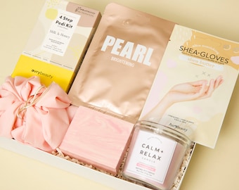 Bath Beauty Gift Set Her Birthday Gift Box Self Care Package Thinking of You gift Box Thank You Spa Gift Box Best Friend Birthday Gift her