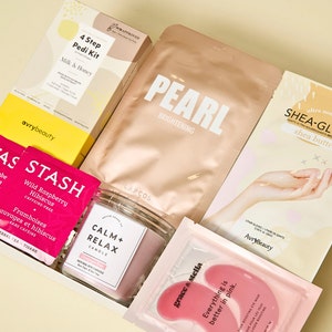Kit de spa Pacote de cuidados para ela Caixa de presente de autocuidado Presente de aniversário para namorada Pensando em você Presente Pacote de cuidados de spa Presente para nova mãe Fique bem logo