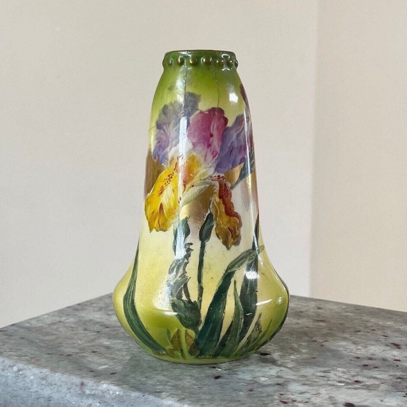 Iris Vase Etsy