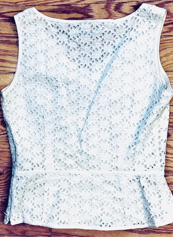 トップス OHOTORO Pintuck Lace Blouse / ivory eyelet lace blouse | OHOTORO