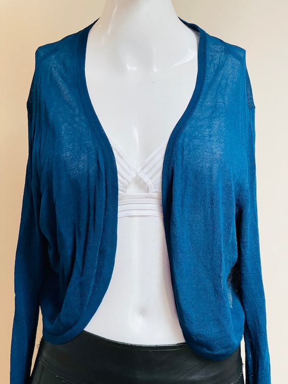 Bolero Shrug Tricoté Love My Fashions - Femmes Manches Longues Extensible - Taille Unique