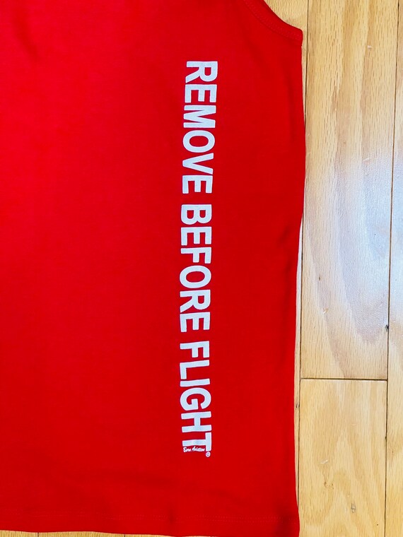 Y2K “Remove Before Flight” New With Tags NWT Tank… - image 2