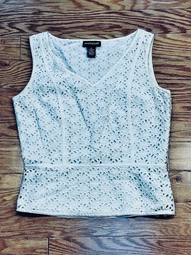 トップス OHOTORO Pintuck Lace Blouse / ivory eyelet lace blouse | OHOTORO