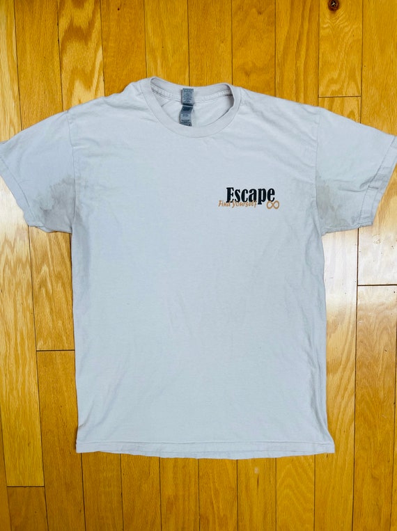 80s Vintage Japanese Street Stall T-shirt “Escape… - image 2
