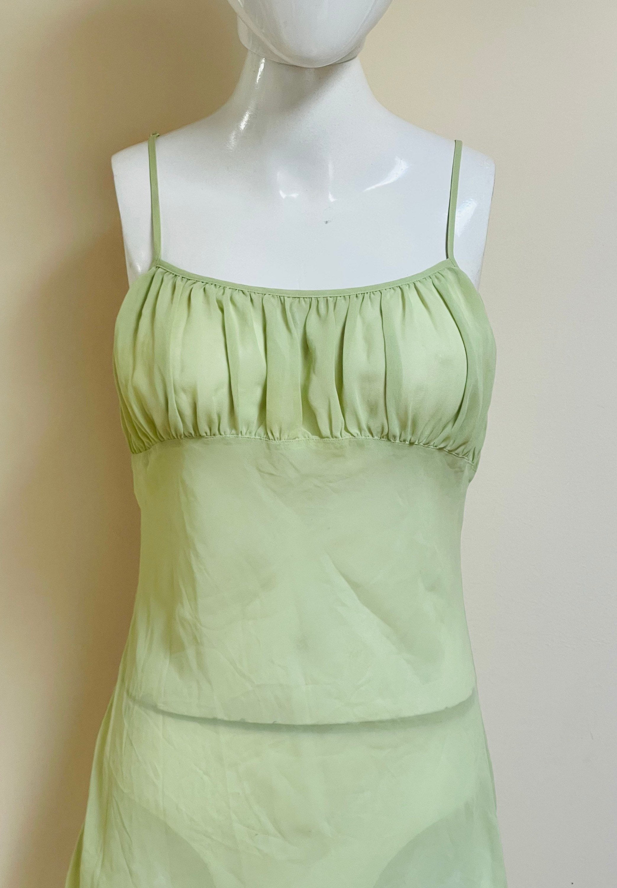 トップス 80s Vintage sheer camisole mini dress Amazon.com: Women Lace Mini Dress Y2k Sheer Mesh Ruffle