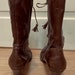 BORN Vintage Leather Handcrafted Boots Victorian Style Lace up Whiskey
