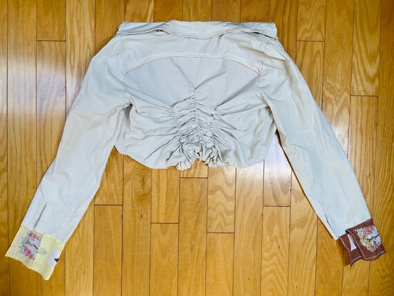 Altered Ruched Shrug / Bolero Jacket Handmade One… - image 6