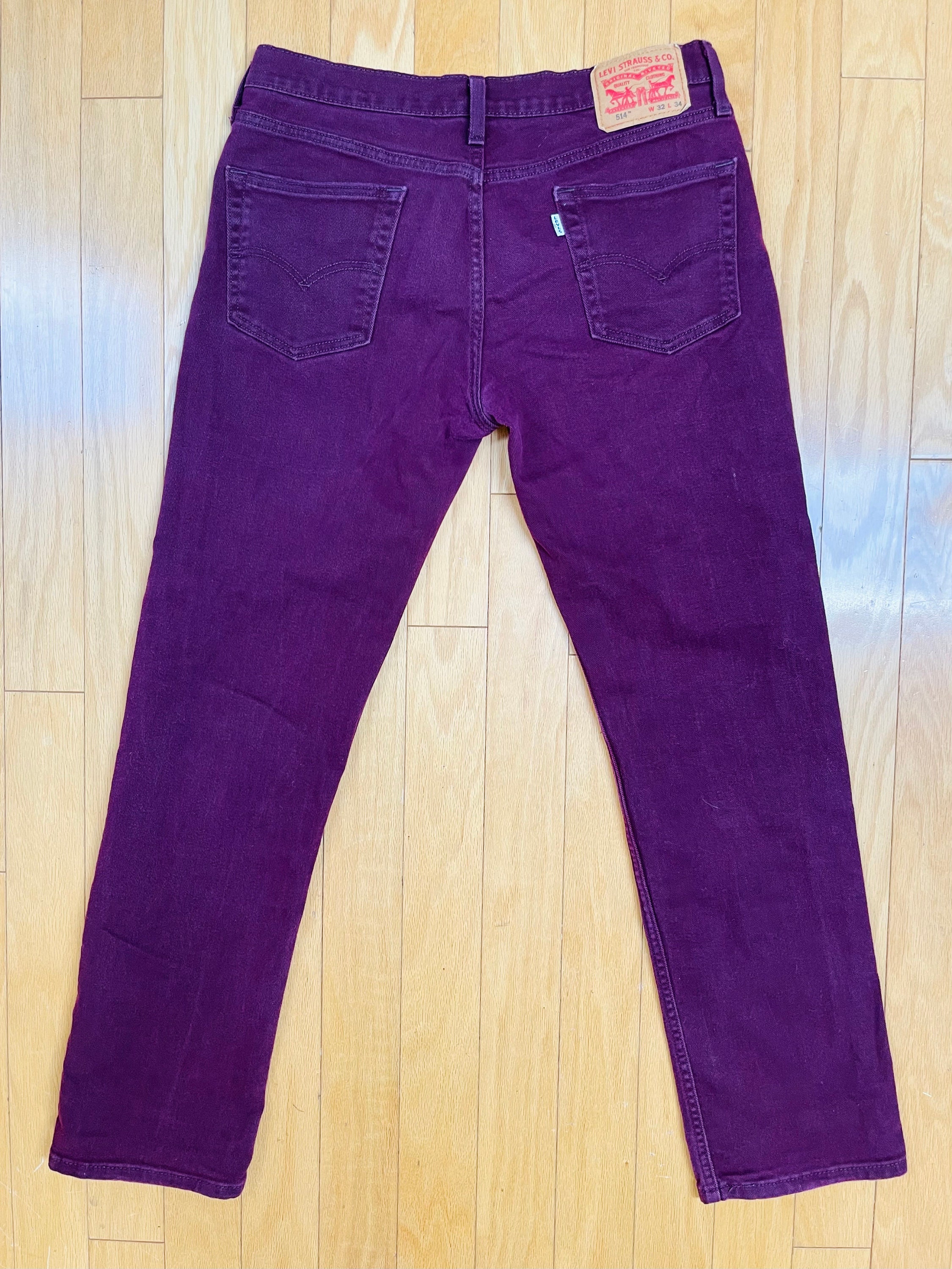 Purple jeans 2024 mens levis