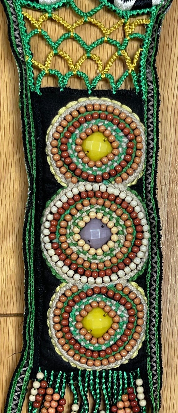 Beautiful Vintage Handmade Geometric Necklace Hand