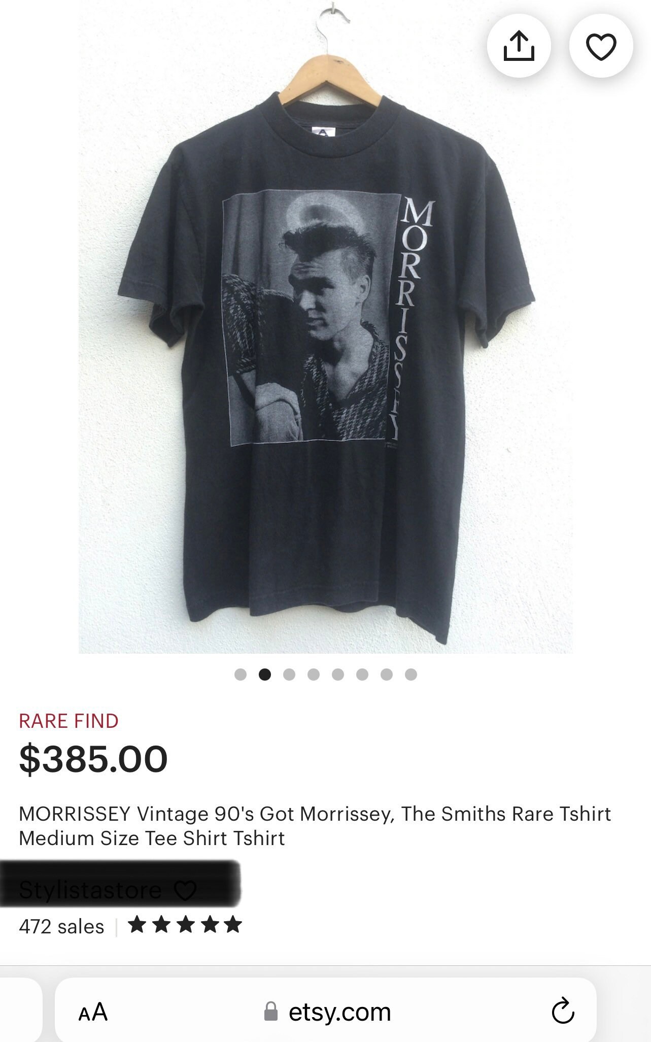 RARE 90s Got Morrissey? Double-sided Long Sleeve the Smiths
