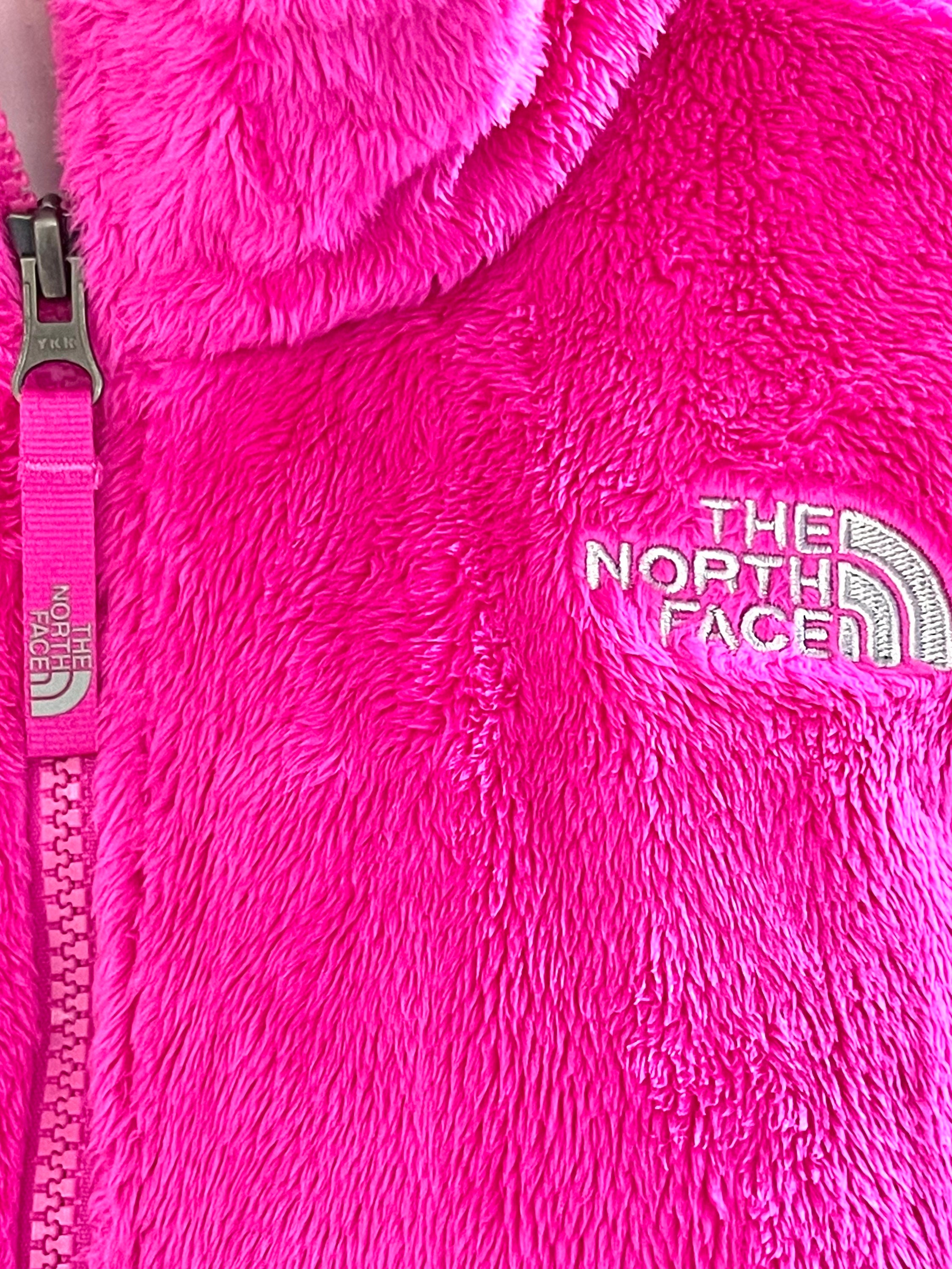 1990s North Face Hot Pink Fuzzy Polar Fleece Jacket Soft & Etsy