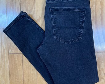 Y2K Vintage Hollister Black Super Skinny Jeans Denim Dark Wash