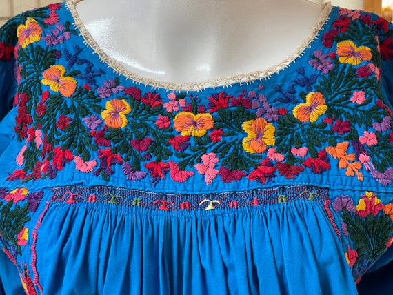 RARE Antique Indigenismo Mexican Wedding Dress Ha… - image 1
