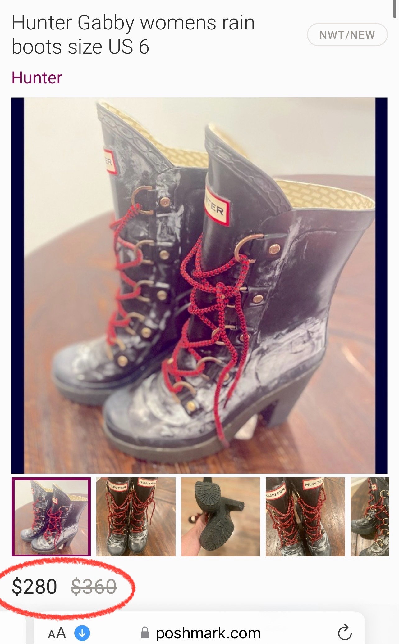 RARE Hunter Limited Edition Black gabby Lace up High Heel Rain Boot Snow Boot Hunter Rubber Boots 90s U.S. Womens Size 7 Deadstock Etsy Finland