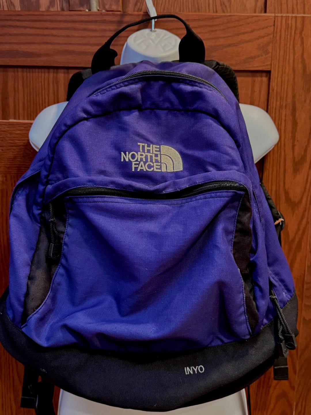 90s North Face Deep Purple Backpack Rucksack Pack Camping Hiking School ...