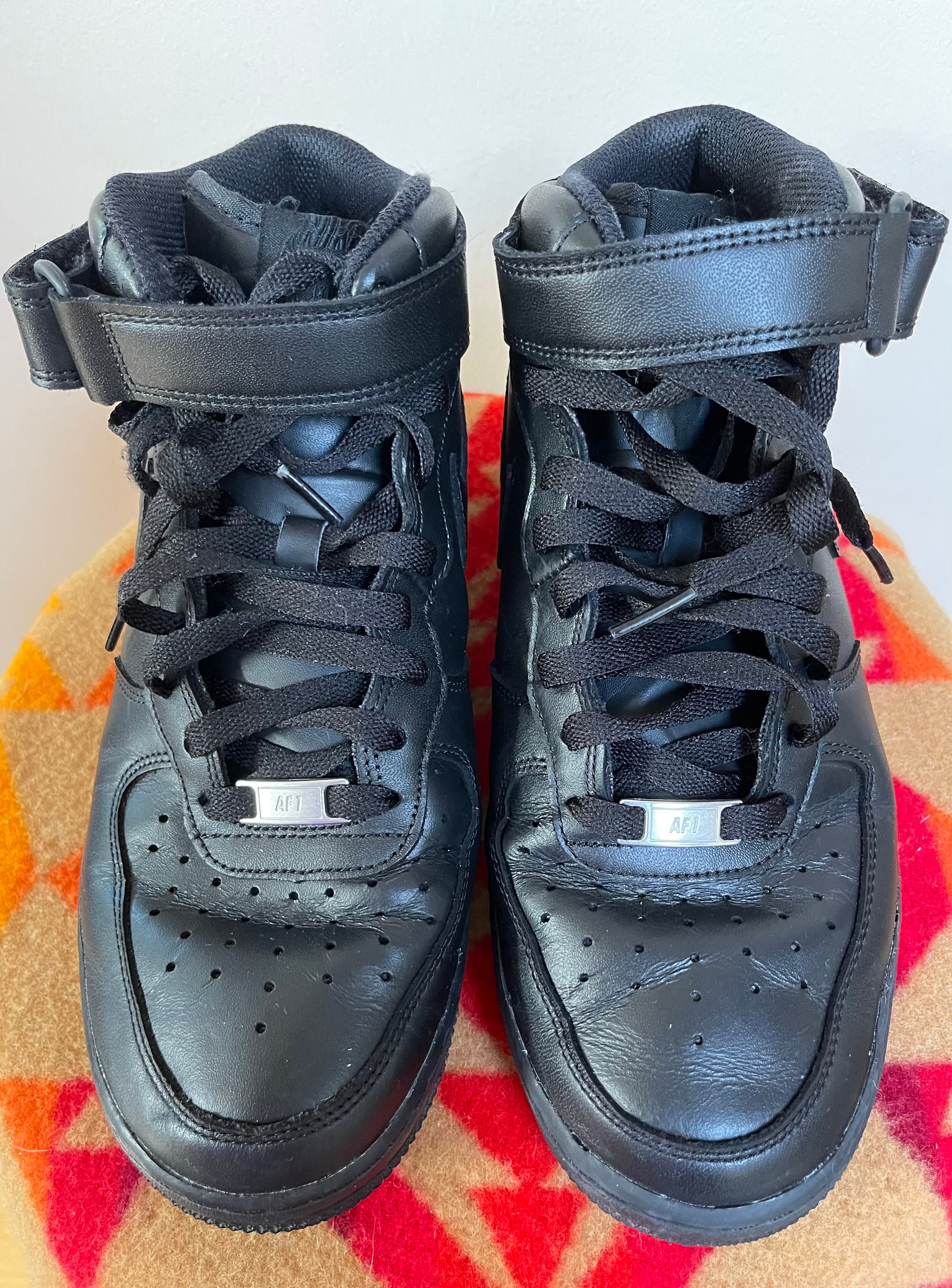 Genuine AF1 Nike Air Force 1 High Triple Black Street Cred 