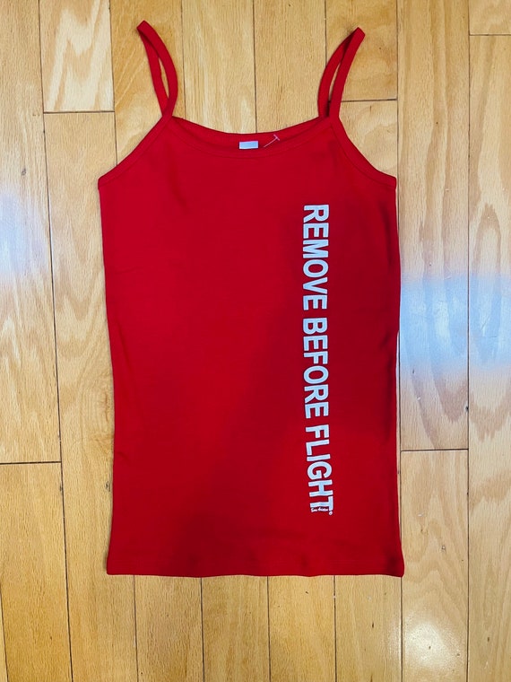 Y2K “Remove Before Flight” New With Tags NWT Tank… - image 1