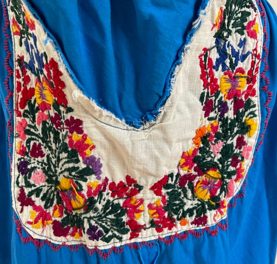 RARE Antique Indigenismo Mexican Wedding Dress Ha… - image 6