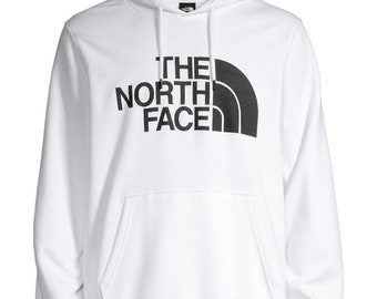★★THE NORTH FACE★★ White Label Dome Logo Hooded Pullover Y2K North Face Half Dome Hoodie Large Chest Logo Black