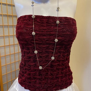 Cottagecore Victorian Style Gold Chain Necklace with Pearl Clusters