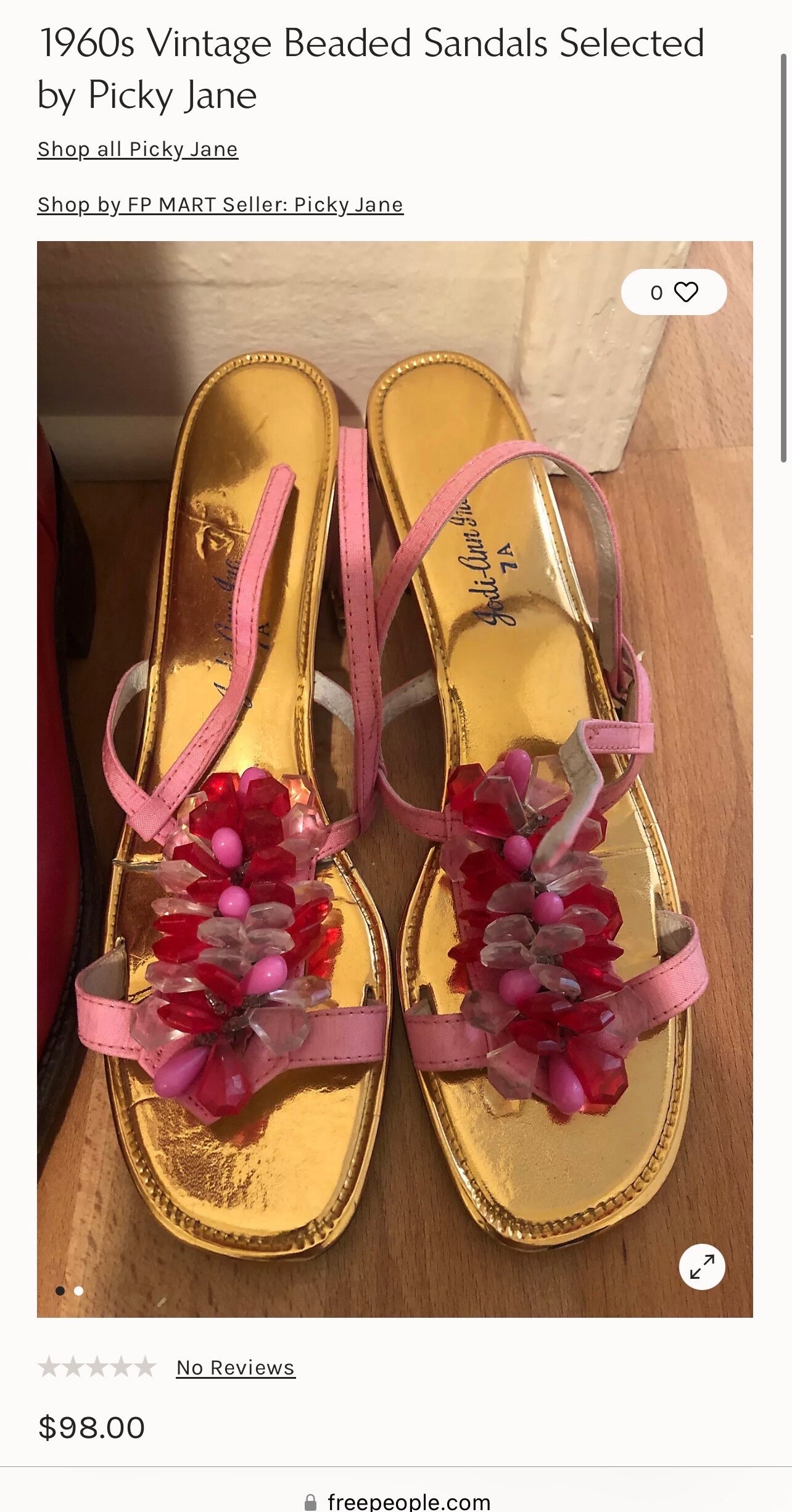 1960s Italian Slide Sandals Silver Crystal Stones Cluster  display picture 3