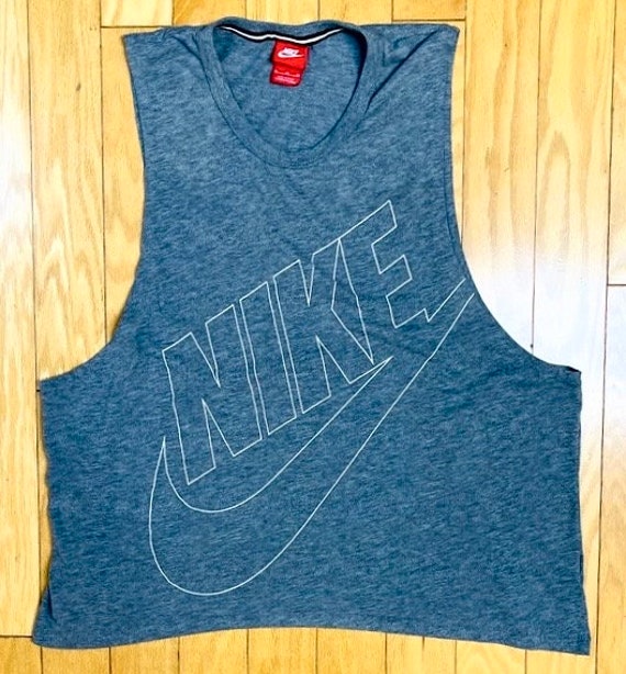 Vintage XL Nike T-Shirt DIY Deep Cut Armholes Gen… - image 5