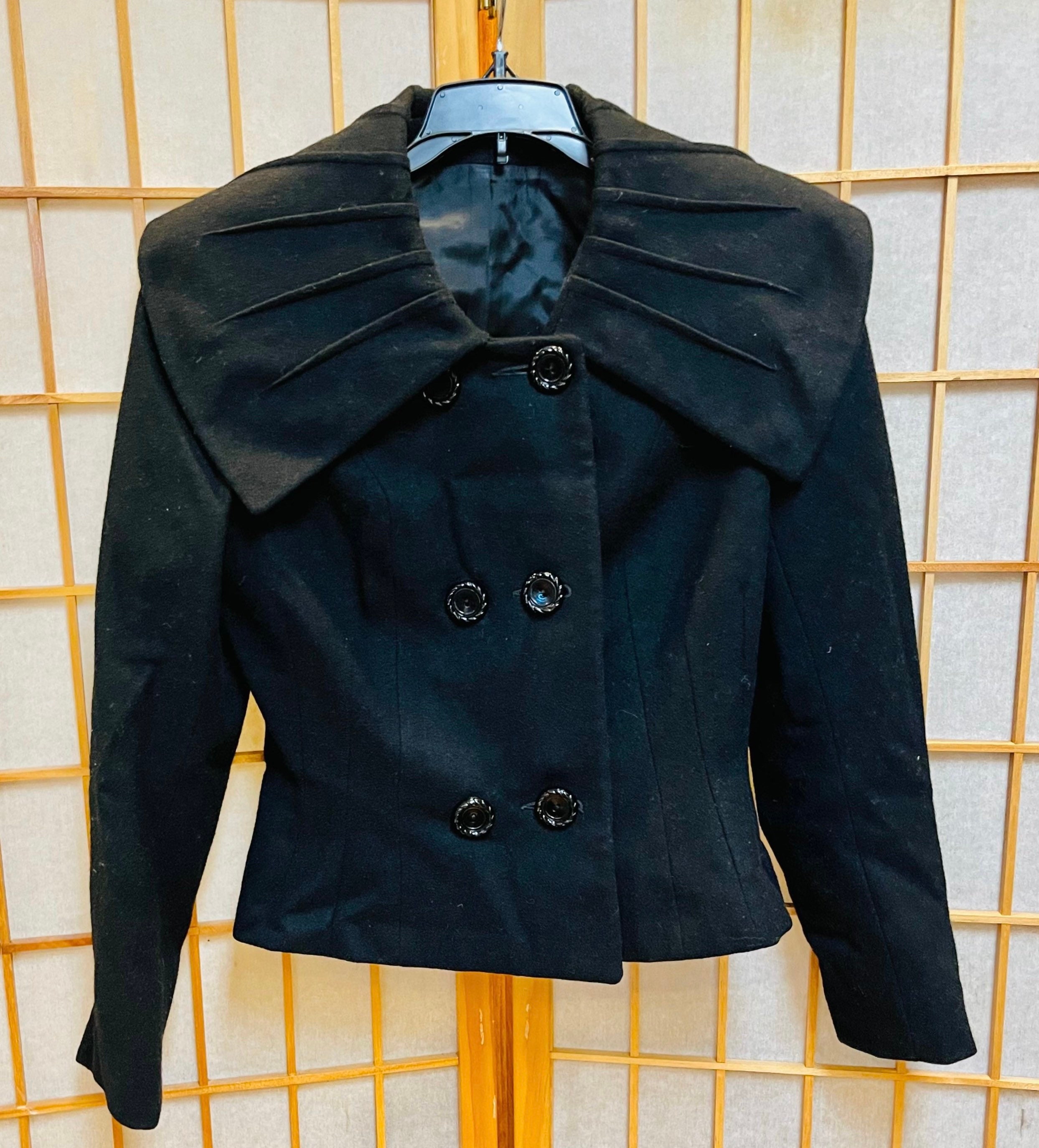 1950s shawl collar dress