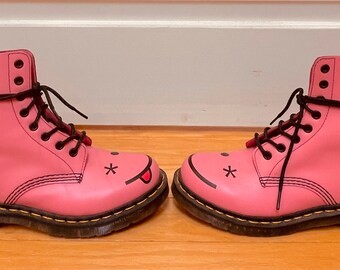 RARE Deadstock Doc Marten's Bubble Gum Pink “acid Pink