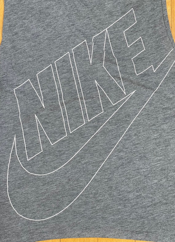 Vintage XL Nike T-Shirt DIY Deep Cut Armholes Gen… - image 3