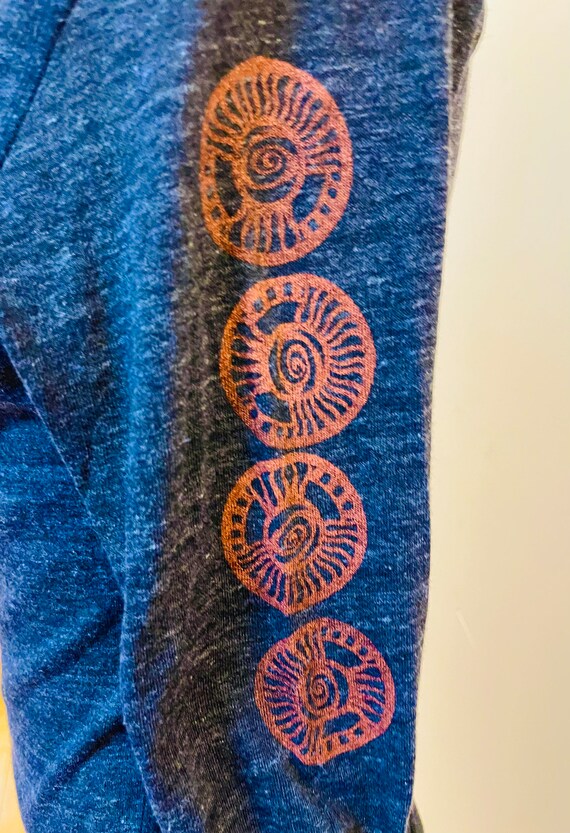 Unique Patch OOAK Silkscreen Pullover Hoodie Cosm… - image 9