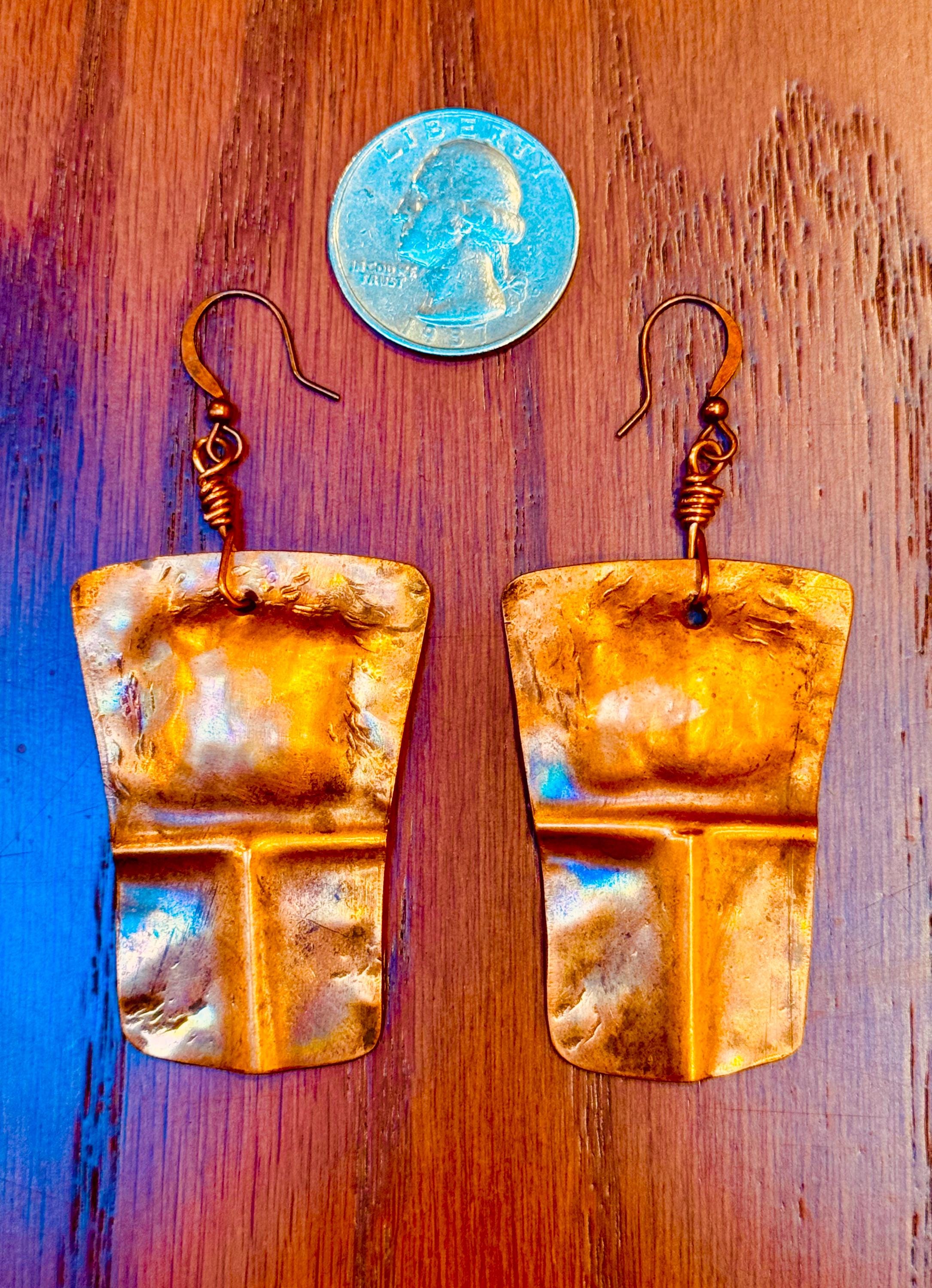 RARE Alaskan Native Copper Frontlet Shield Antique Collectible