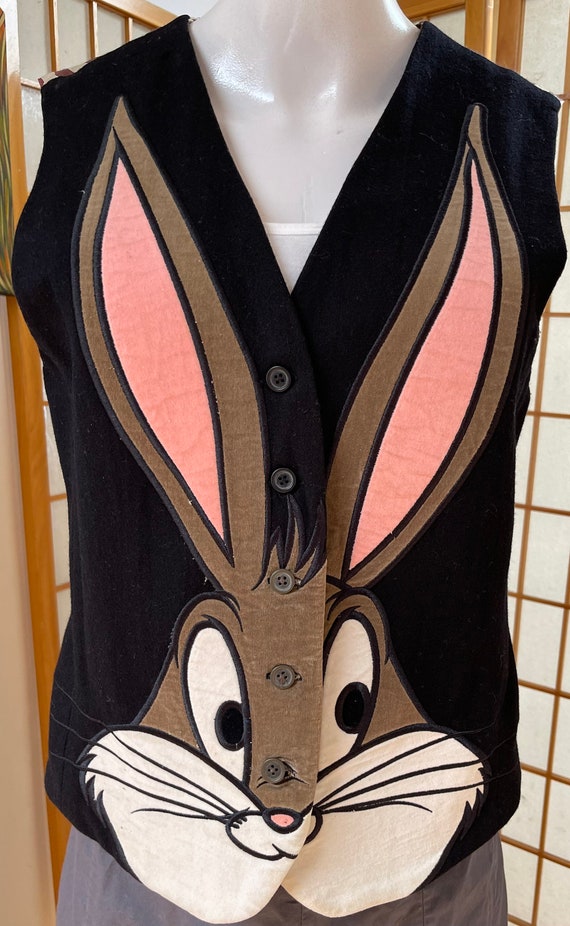 Vintage Warner Brothers Bugs Bunny Vest — OOAK RA… - image 2