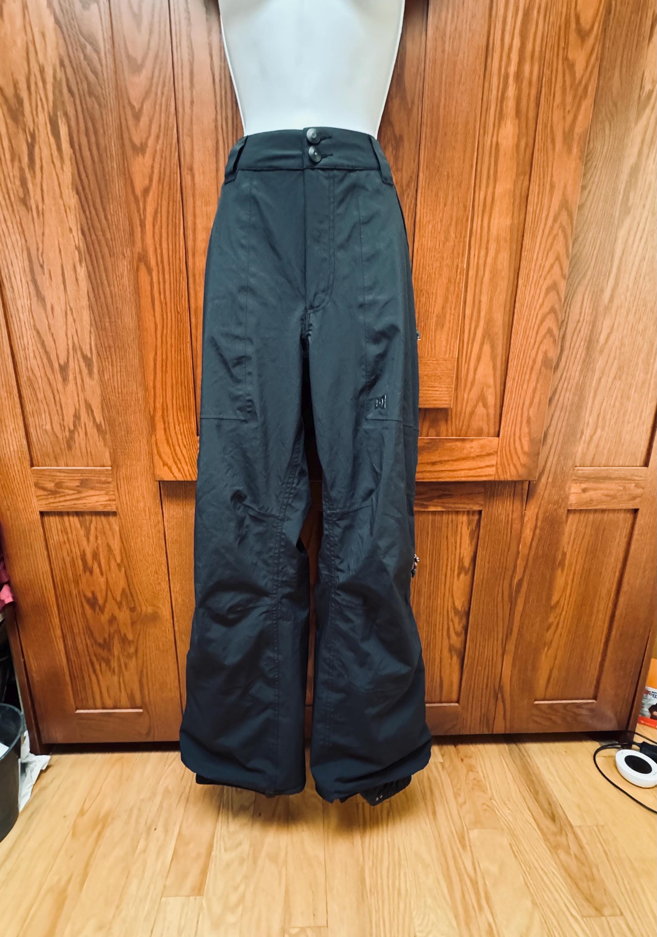 DC Snowboarding Black Pants Baggy Snow Pants Skiing Winter