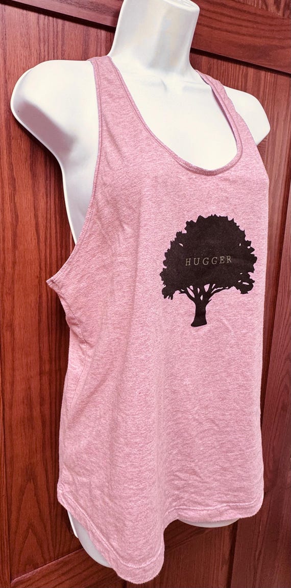 Tree Hugger Silkscreen Graphic Front Side Tank To… - image 3
