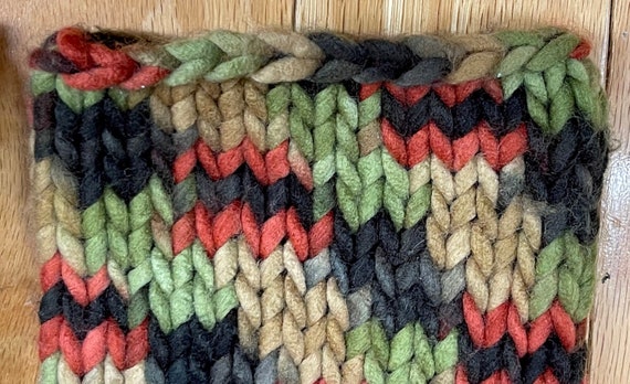 80s Handmade Crochet Leg Warmers Hand-knit Vintag… - image 6