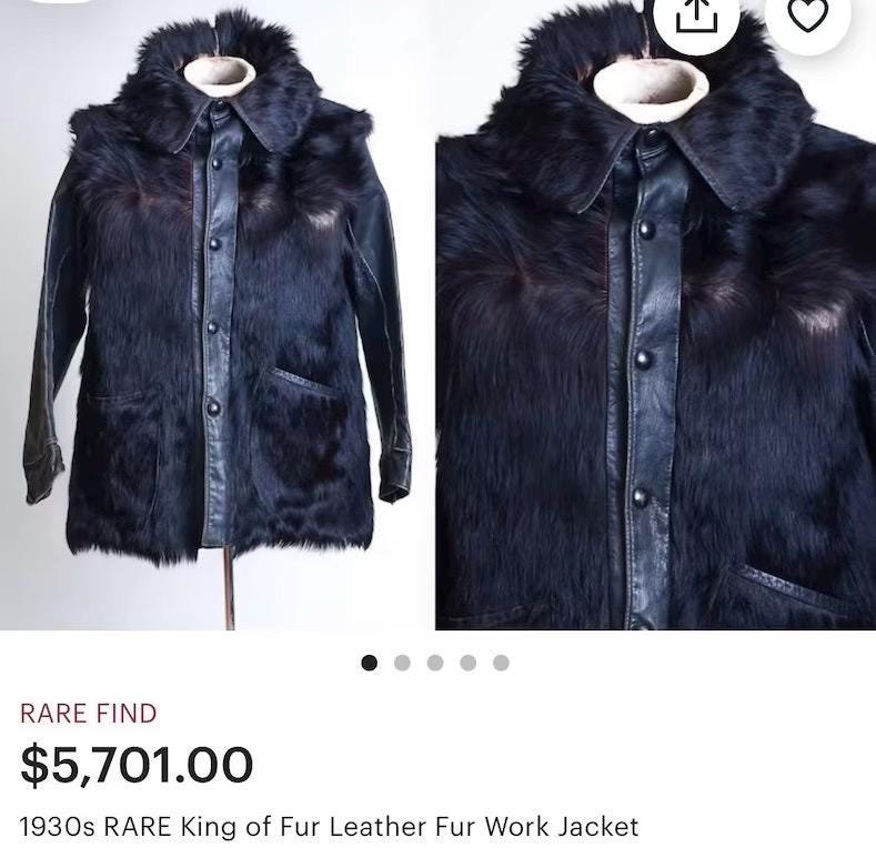90s BEBE Fur & Leather Knit Rabbit Fur Gorgeous Zipper