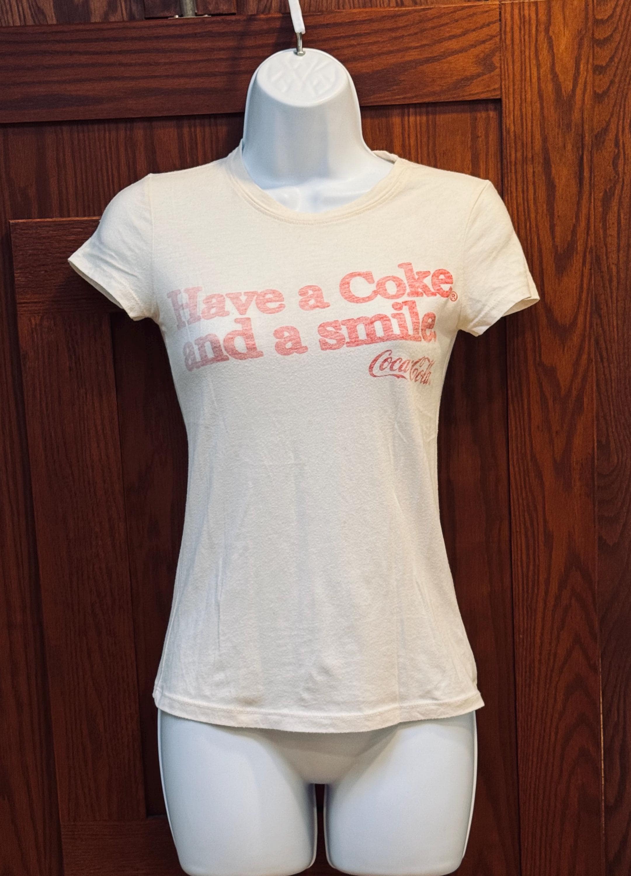 Authentic Vintage Coca Cola Merch T-shirt “have A Coke and A Smile