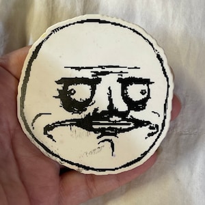 Me Gusta Face “I Like It” Rubber Pin 3” Internet Meme