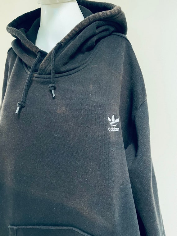 90s Adidas Hoodie グランジ パーカー サンフェード 短丈 90s Adidas Hoodie グランジ パーカー サンフェード 短丈 メンズ