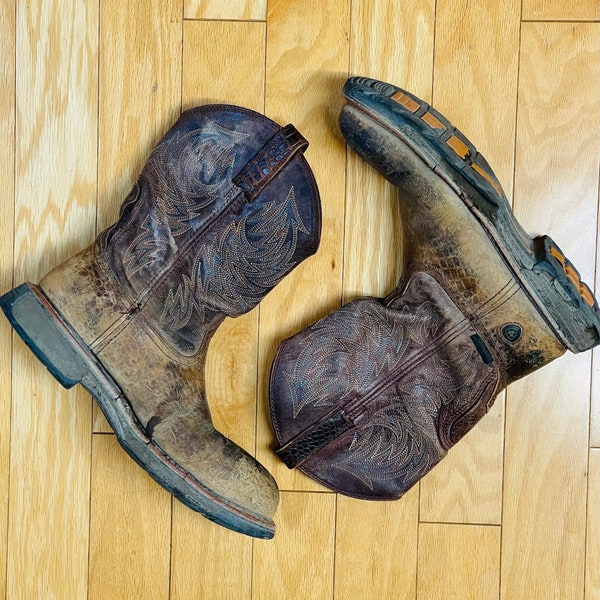 waterproof work cowboy boots