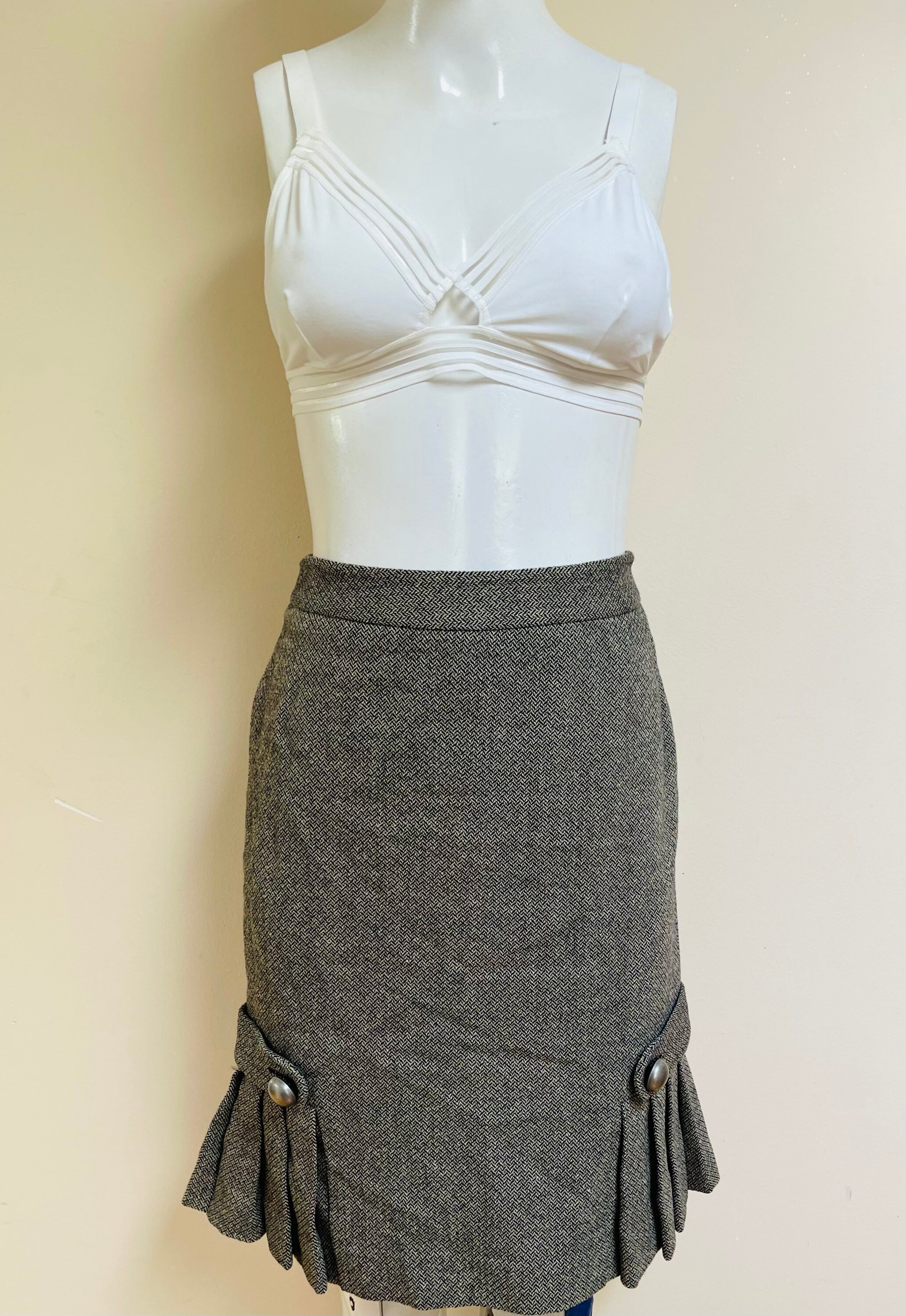 スカート laubeblanc Mix tweed Pencil skirt Mix tweed Pencil skirt - スカート