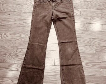 Jean évasé 7 For All Mankind - Taille 30, Délavé Et Vieilli, Occasion En Très Bon état