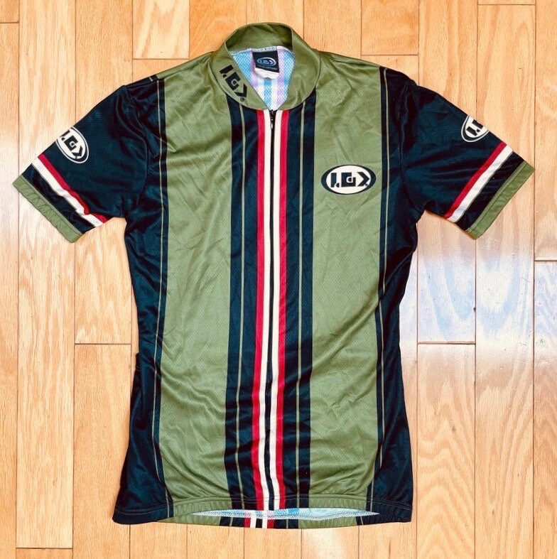 Maillot Cycliste Femme Louis Garneau Vert/Blanc - Taille L - Neuf Avec étiquettes