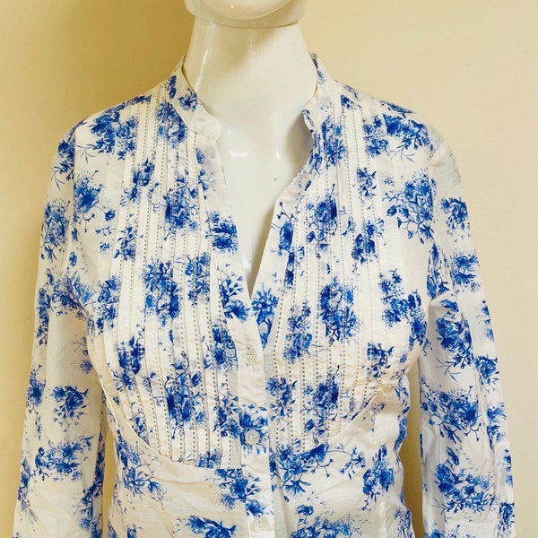 Mirelle Western Blouse - Blue