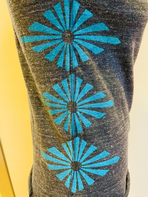 Unique Patch OOAK Silkscreen Pullover Hoodie Cosm… - image 8