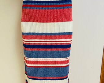 スカート Striped Stretch-Knit Mini Skirt Amazon.com: Pulkritu Women Knit Striped Bodycon Midi Mini